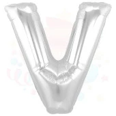 Nedi Balon Folyo 40 Harf Gümüş V 01363 thumbnail 3
