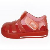 IGOR Star Brillo Plaj Kız/Erkek Çocuk Sandalet S10245 Kırmızı - 1
