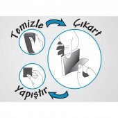 Teknotel Askılık Dörtlü Yapışkanlı EF252 - 2