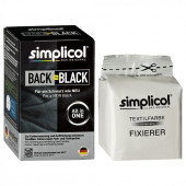 Simplicol Konsantre Siyah Kot''Keten''Kanvas''T-Shirt''Gömlek kumaş boyası ve sabitleyicisi 400g - 2