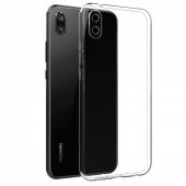 Huawei Y5 2019 Kılıf FitCase Toz Koruma Tıpalı Şeffaf Arka Kapak - 1