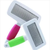 Evcil Hayvan Kedi Köpek Tüy Tarama Kaşıma Fırçası Tarağı Telli - - 2