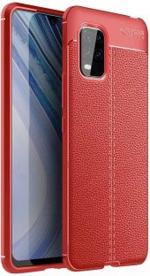 Xiaomi Mi 10 Lite Deri Desenli Kamera Korumalı Silikon Kılıf - 4