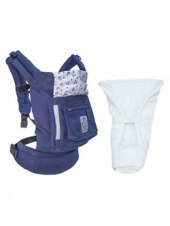 Solomombaby Mavi Ergonomik Kanguru Yeni Doğan Seti - 1