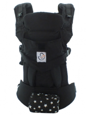 Solomombaby Her Yöne Siyah Ergonomik Kanguru - 1