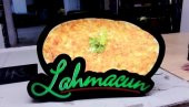 Lahmacun Yazılı Resim Tabelası 3D LED Tabela Neon Etkili Işıklı Kutu Harf Tabela 30x45cm Pleksiglass - 1