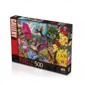 20016 KS, Hummingbird Garden, 500 Parça Puzzle - 1