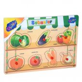 302/303 Onyıl, Ahşap Tutmalı Sebzeler ve Meyveler - 1