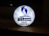 Elit Ayak Bakım Etiler Tabela 3D LED Tabela Neon Etkili Işıklı Kutu Harf Tabela 30x45cm Pleksiglass - 1