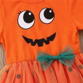 Halloween Turuncu Elbise Cadılar Bayramı - 3