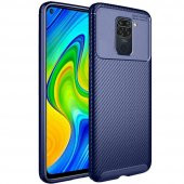 Xiaomi Redmi Note 9 Elde Kaymayan Kamera Korumalı Silikon Kılıf - 1