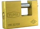 Yuma Kayar Milli Pirinç Asma Kilit 70 mm - 1