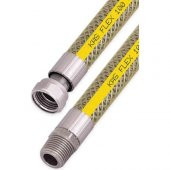 Ocak Flexi Örgülü Doğalgaz Bağlantı Flexi 1/2"-1/2" Kas - 1