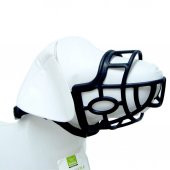 Nunbell Köpek Plastik Ağızlık Slikon Siyah XXL - 1