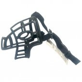 Nunbell Köpek Plastik Ağızlık Slikon Siyah XXL - 2