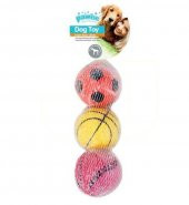 Pawise Zıplayan Sert Top 3lü 6 Cm - 1
