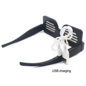 Çok Renkli Led Işıklı Şarjlı Parti Gözlüğü Kablosuz Yılbaşı Düğün Eğlence HJ-LRG01 - 8