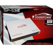 SOUNDPOWER SP-534 3000W 4 KANAL PROFESYONEL OTO ANFİSİ - 1