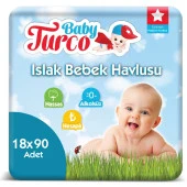 Baby Turco Islak Havlu 18X90lı - 2