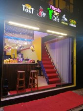 Cafe Tabela Tasarımı Tabelası 3D LED Tabela Neon Etkili Işıklı Kutu Harf Tabela 30x45cm Pleksiglass thumbnail 2