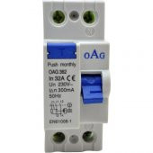 Oag 2X32A/30 Ma Kaçak Akım Koruma Rölesi - 1