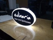 Culinaria Pizza Döner Tabelası 3D LED Tabela Neon Etkili Işıklı Kutu Harf Tabela 30x45cm Pleksiglass thumbnail 1