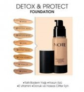 Note Detox & Protect Fondöten Spf 15 -03 Medium Beige 35 ml - 1