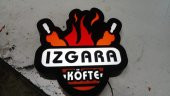 30x45 cm Izgara Köfte Yazılı Görselli LED Tabela 3D Led Tabela Neon Etkili Işıklı Tabela Depo Reklam - 1