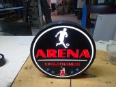 ARENA KIRAATHANESİ BUTİK TABELASI 3D LED TABELA NEON ETKİLİ DEPO TABELA REKLAM MECİDİYEKÖY İSTANBUL thumbnail 2