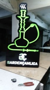 Garden Çamlıca Logo Tabela Yazılı 3D Led Neon Etkili Işıklı Tabela Kutu Harf Depo Tabela İstanbul - 2