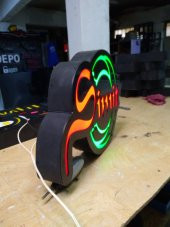 Simit Yazılı Tabela 3D Led Neon Etkili Işıklı Tabela Kutu Harf Depo Tabela İstanbul Maltepe Kartal - 2