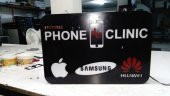 Phone Clinic Apple Samsng Huawei Tabelası 3D Led Neon Etkili Işıklı Tabela Kutu Harf Depo Tabela - 2