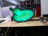 Künefe Fotoğraflı Rgb Renk Değiştiren Led Tabela Kutu Harf Depo Reklam Tabela Maltepe Pendik Kartal thumbnail 1