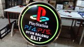 Playstation Ps4 Ps5 Tabela Oyun Salonu Elit Cafe Tabela 3D Led Neon Etkili Işıklı Tabela Kutu Harf thumbnail 2