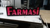 Farmasi Yazılı Şirket Tabelası 3D Led Neon Etkili Işıklı Tabela Kutu Harf Depo Tabela Reklam Maltepe thumbnail 2