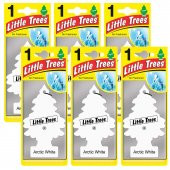Little Trees Arctic White Ferahlığı Aromalı Oto Kokusu 6 Adet - 1