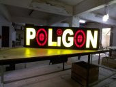 Poligon Yazılı Tabela 3D Led Neon Etkili Işıklı Tabela Kutu Harf Depo Reklam Tabela Maltepe İstanbul thumbnail 2
