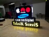 Telefoncu Teknik Servis Tabela 3D Led Neon Etkili Işıklı Tabela Kutu Harf Depo Reklam Maltepe Pendik thumbnail 2