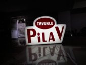 Tavuklu Pilav Tabelası 3D Led Neon Etkili Işıklı Tabela Kutu Harf Depo Reklam Kartal Atalar İstanbul thumbnail 1