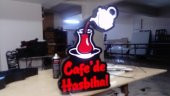 Çay Cafede Hasbihal Tabela 3D Led Neon Etkili Işıklı Tabela Kutu Harf Depo Reklam Kartal İstanbul - 1