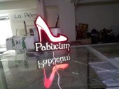 Pabucum Ayakkabı Dükkan Tabelası 3D Led Neon Etkili Işıklı Tabela Kutu Harf Depo Reklam Tabela - 3