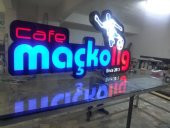 Maçkolig Futbol Kafe Tabela 3D Led Neon Etkili Işıklı Tabela Kutu Harf Depo Reklam Tabela Kartal - 4