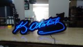 Mustafa Kemal Atatürk İmza Tabela 3D Led Neon Etkili Işıklı Tabela Kutu Harf Depo Reklam Tabela - 2