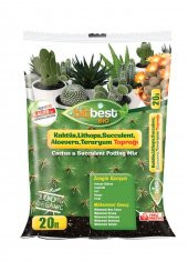 Bitbest Bio 20lt Kaktüs Lithops Ve Succul.Toprağı Harcı Gübreli Karışım - 1