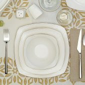 Emsan Nilüfer 60 Parça 12 Kişilik Yemek Takımı - 1