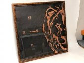 Setabıanca Seta Tıme Duvar Saati Aslan 58*88 cm - 1