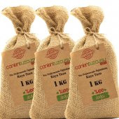 3 Adet 1 kg Taş Değirmende Öğütülmüş Kristal Kaya Tuzu - 1