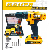 Bauer 32 Volt 5.0 Amper Çift Akülü Şarjlı Vidalama Matkap O32V50AS - 1