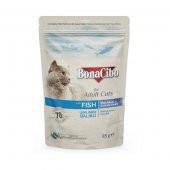 Soslu Uskumru-Balıklı Pouch Yetişkin Kedi Yaş Maması 85 Gram x 12 Adet - 1