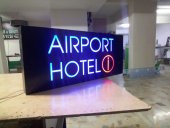 Airport Hotel Tabela 3D Led Neon Etkili Işıklı Tabela Kutu Harf Depo Reklam Tabela İstanbul Kartal thumbnail 2
